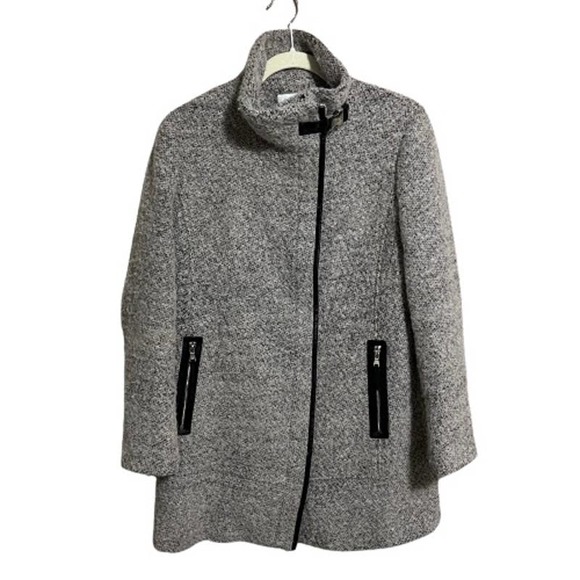 Calvin Klein Wool Blend Coat Size Medium - Picture 2 of 12